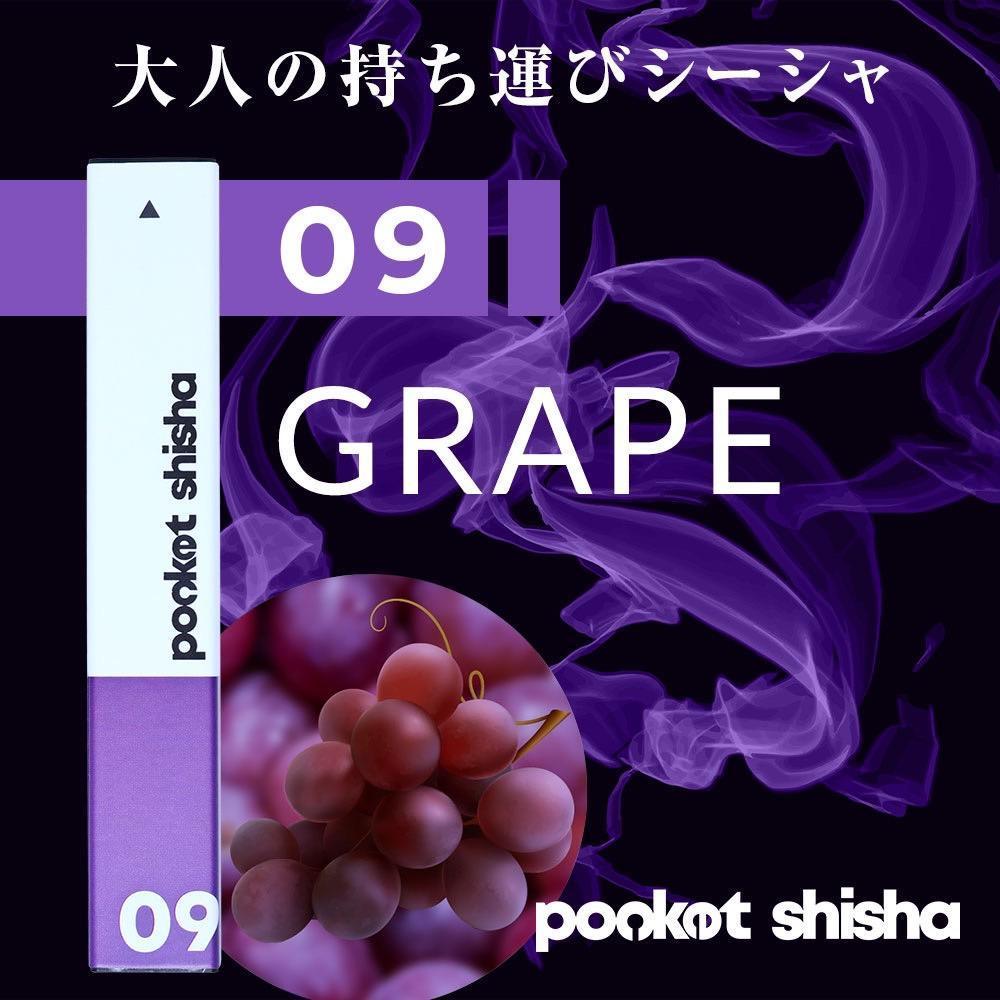 ポケットシーシャ/使い捨てベイプ Pocket Shisha 09 グレープ – 柴田屋