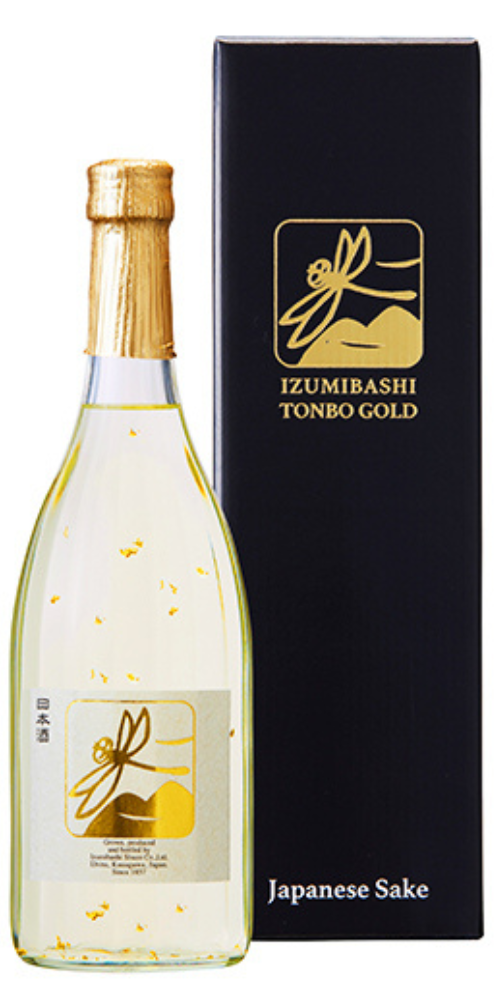 金箔とんぼ 純米吟醸 金箔入り 日本酒 720ml - 日本酒